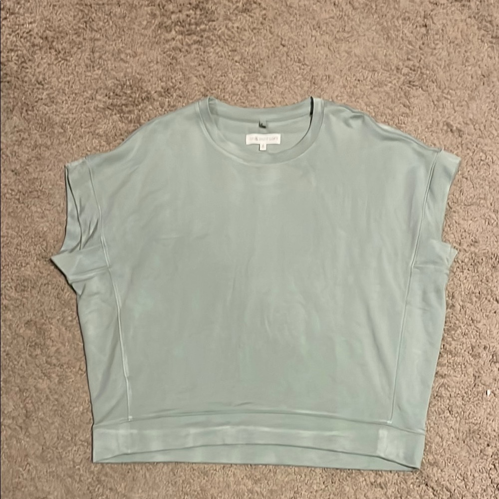Lou & Grey Light Green Short Sleeve Tee